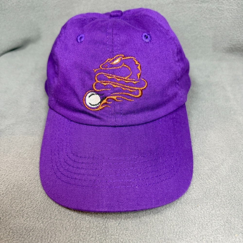 Early 2000's Diamondbacks Snake Logo Hat Purple Snapback Baseball Cap Seba